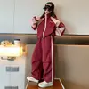 Traje para Niña, Estilo Primavera y Otoño, Nuevo Estilo de Moda 2026, Ropa Deportiva para Niños Talla Mediana y Grande, Ropa de Otoño, Conjunto Casual de Dos Piezas para Trabajo Infantil