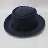 Sombrero Jazz de Ala Ancha Imitación Lana Estilo Coreano Hip-hop Sombrero de Copa para Hombre Sombrero de Ala Ancha para Mujer Sombrero de Fieltro Otoño e Invierno Sombrero Redondo