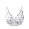 Ropa Interior de Talla Grande para Madres de Mediana Edad y Mayores, Chaleco Delgado tipo Push-Up con Botones Frontales que Recoge el Pecho, sin Aros