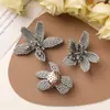 Moda Coreana Trendy Flor de Perlas DIY Ramillete Dopamina Ropa Zapato Zueco Accesorio de Flor
