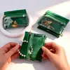 Bolsa Portátil para Guardar Joyería Mini Pulseras Pendientes Anillos Organizador de Joyería Estuche Viaje Neceser Monedero para Monedas