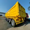 Semirremolque volquete trasero autodescargable de 9m, 80 toneladas, 3/6 ejes, para transporte de arena y grava