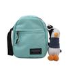 Bolso pequeño para teléfono móvil, bolso bandolera de moda para mujer, bolso bandolera de lona para estudiantes, bolso bandolera pequeño popular en internet, bolso bandolera de lona.