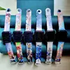 Nuevo Modelo de Animales Locos 2 Reloj Digital Estampado de Dibujos Animados Reloj LED Deportivo para Estudiantes Forma Cuadrada Regalo Creativo Personalizado