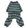 Ropa Cuatro Esquinas Especial para Mascotas Transfronteriza con Rayas de Colores, Ropa Delgada para Perros de Primavera y Verano, Casual, Transpirable y Fácil de Poner Ropa para Perros Mascota