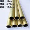 Diámetro 1 2 3 4 40 50 mm tubo redondo pequeño de latón capilar hueco de pared delgada h62/h65 tubo de latón protección ambiental