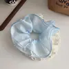 Scrunchie de Renda e Tule para Primavera para Mulheres, Estilo High-End, Novo Modelo 2026, Prendedor de Cabelo Grande para Coque