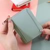 Monedero pequeño con cremallera para mujer, sencillo, para comercio electrónico transfronterizo, tarjetero corto, venta al por mayor, fábrica de monederos