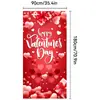 Cortina de Puerta de Fondo para Colgar Tela para el Día de San Valentín 2026 Transfronterizo Nuevo Banner de Puerta para Festividades y Citas Cubierta Decorativa para Puerta Más Vendida en Amazon
