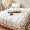 2026 Novo Modelo 100% Algodão Fio 60 Jacquard Lavado Série de Lençol de Elástico Individual 120*200cm Lençol de Elástico Individual Alice-Jiao