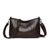 Bolsa de Ombro Transversal Versátil de Grande Capacidade para Mulheres, Bolsa de Mãe Casual Diária em Couro Macio, Bolsa de Mão de Luxo e Elegante para Mulheres