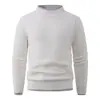 Moda Adolescente Nova Outono/Inverno 2026 Malha de Gola Redonda Falsa de Duas Peças Camada Base Casual Versátil Masculina