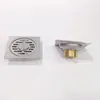 Ralo de Chão em Aço Inoxidável, Ralo de Chão Desodorante para Banheiro e Máquina de Lavar, Design de Listras Escovadas, Especialmente Projetado para Fabricantes de Ralos de Chão, Venda Direta