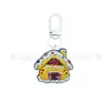 Llavero de Regalo de Navidad Más Vendido Hebilla en Forma de U de Macarrón Colgante de Goma Suave de PVC de Dibujos Animados Accesorios para Bolsas Colgante Pequeño