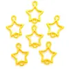 Estrela Geométrica Estrela de Cinco Pontas Acessórios para Joias DIY Pulseira Chaveiro Pingente Decorativo Pingente L343
