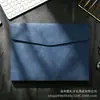 Bolsa de Documentos de Cuero A5 Bolsa de Almacenamiento de Archivos Táctil Bolsa de Archivos para Oficina Corporativa Bolsa de Documentos para Reuniones de Negocios