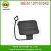 Capa de reboque traseira de carro, barra traseira, gancho de reboque, capa de olho para BMW série 3 E90 51127187542