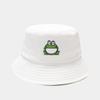 Sombrero de pescador para hombre, estilo coreano, con diseño de rana de dibujos animados, protector solar de verano para exteriores, ideal para estudiantes.