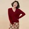 Suéter de cashmere macio de alta qualidade pronto para usar para mulheres, nova coleção outono e inverno, gola colorida como doce, camada base de malha da moda