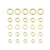 Anillos de Salto Abiertos de Aleación de Titanio F136 Hechos a Mano para Joyería DIY Conectores de Círculos Pequeños Anillos de Cierre Dorados para Joyería de Moda