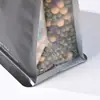 Bolsa de Embalaje Impresión Personalizada Alimentos Auto-Soportante Bolsa con Cierre Hermético Plástico Compuesto Cremallera Sellado de Ocho Lados Bolsa de Papel de Aluminio Venta al por Mayor Personalización