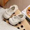Sandalias Deportivas para Niñas 2026 Primavera/Verano Nuevo Estilo Transpirables con Cordones Zapatos Casuales para Bebés Suela Suave Antideslizantes Zapatos de Cuero