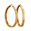 Brincos de Argola Minimalistas Estilo Japonês e Coreano para Mulheres, Joias de Orelha da Moda e que Afinam o Rosto Atacado