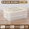 Nueva caja para dumplings de aspecto elegante grado alimenticio especial para congelados dumpling fresco wonton congelado rápido caja de almacenamiento para refrigerador de cocina