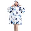 Fábrica de TV roupas de inverno suéter com capuz quente pulôver roupas de inverno preguiçosas espessadas fofo desenho animado pijama