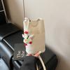 Bolso pequeño cruzado para mujer de piel suave para teléfono móvil 2025 Nuevo estilo Moda Casual Simple para Caminar y Comprar Mini Bolso