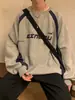 Suéter Vintage Preguiçoso com Gola Redonda Masculino Primavera e Outono Estilo Japonês Jovem Moderno Moletom Versátil Ins Casual Tendência Top