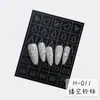 Acessórios para Nail Art Floco de Neve Recortado Template para Pintura Spray Adesivo Natal Novo Francês Borrado Pintura Spray Super Fada Decalque para Unhas