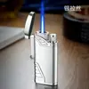 Encendedor Creativo Antiviento de Fuego Directo Metal de Alto Valor Encendedor Inflable de Llama Azul Encendedor de Cigarrillos Regalo Transfronterizo