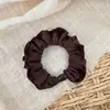 Scrunchie versátil com estampa de leopardo, estilo novo retrô de início de outono, renda de tecido, prendedor de cabelo doce e cool, acessório de cabelo, elástico