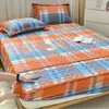 Sábana Bajera Acolchada Hotel Hilton China Protector de Colchón Engrosado Cubierta de Sábana Antideslizante para Cama