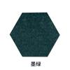 Tablero de mensajes de fieltro, tablero de mensajes de fieltro hexagonal de color, pegatinas de pared de fondo para guardería, tapete de aislamiento acústico hexagonal, pegatinas de pared de fieltro