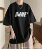 Camiseta de Manga Corta Talla Grande para Hombre 2025 Verano Nueva Camiseta de Manga Tres Cuartos para Niños, Versátil Estilo Hong Kong Moderna Camiseta de Manga Media para Hombre