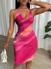 2026 Nuevo Estilo Estación Independiente Transfronteriza Amazon Temu Moda Delgado Ceñido al Cuerpo Vestido Verano Ropa para Mujer Una Pieza Al por Mayor