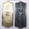 Caja de Regalo Mate Etiquetado OEM Ruixiangge Recorte Arena Dorada Arena Plateada Marca Mate Etiqueta de Fruta Etiqueta Marca Mate