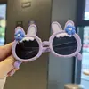 Nuevas Gafas de Sol Infantiles de Conejo con Flores Lazo Orejas de Conejo Lindas Gafas Pequeñas Gafas Fotográficas de Flores