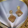 Brincos de fragrância pequena europeus e americanos estilo vintage médio, clip de orelha, redondos, corte retrô, brincos de temperamento exagerado, brincos de pérola