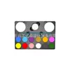 Conjunto de Pintura de 12 Cores, Montagem Multicolorida, Baixo Preço, Fácil de Colorir, Alta Saturação, Pigmento para Pintura Corporal