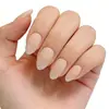 Unhas Wearable Francesas Gradiente Transparentes Transfronteiriças, Estilo Simples e Suave, Unhas Curtas em Formato de Amêndoa, Pontas de Unha Removíveis