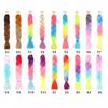 Peluca africana con trenza grande y sucia, con degradado de color, trenza grande y gruesa, extensión de cabello con trenza sucia, trenza de boxeo, fibra química, seda de alta temperatura.