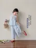 Conjunto de Dos Piezas para Niña Tongsen Tongma Verano 2026: Camisa para Muñeca con Adorno de Encaje y Pantalones para Niños