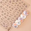 Redanco5D Repujado Popular Patrón DIY Pegatina para Uñas Letra Inglesa Pegatina Estéreo para Uñas Dr1535