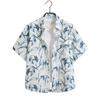 3646-3699 Camisa Floral de Manga Corta para Hombres y Mujeres Mismo Estilo Pareja Vacaciones en la Playa Tailandia Hawái Festival Songkran Yunnan