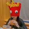Sombrero Divertido de Hamburguesa Boina Rara Sombrero Lindo de Orejas de Gato Sombrero Estilo Cosplay de Cumpleaños de Mcdonald's