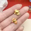 Aleación Antigua de Arena Conservante del Color Joyería con Goteo de Aceite Accesorios Hecho a Mano DIY Pulsera de Cuentas de Paz y Alegría Pulsera Colgante Colgante