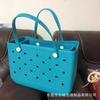 Bolsa para pet bolsa de compras bolsa de praia eva bolsa de armazenamento de praia bolsa de mão bolsa com furos europeia e americana transfronteiriça cesta de EVA